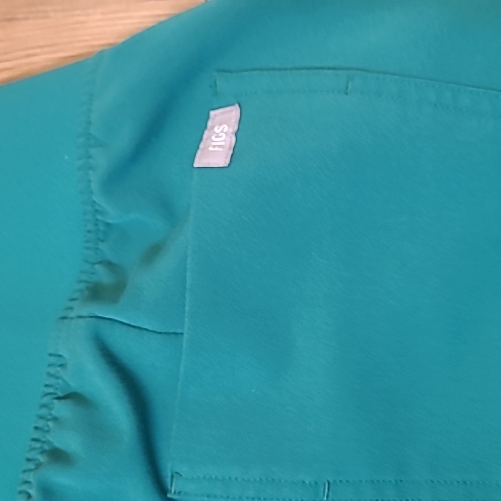 Figs Teal Women's Pants used good condition zise L. - Picture 14 of 16